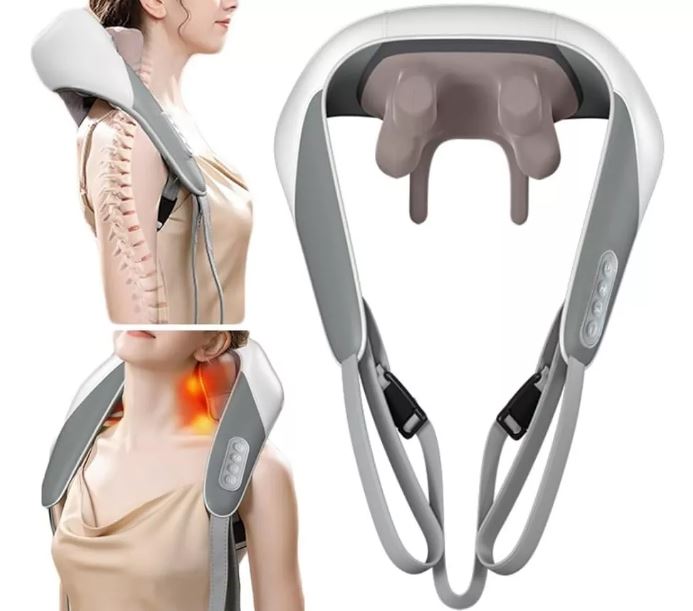 Masajeador Shiatsu para Cuello y Hombros Naipo – Alivio Instantáneo y Confort